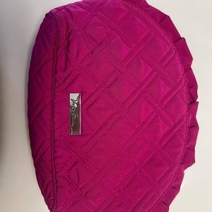 Vera Bradley magenta cosmetic bag